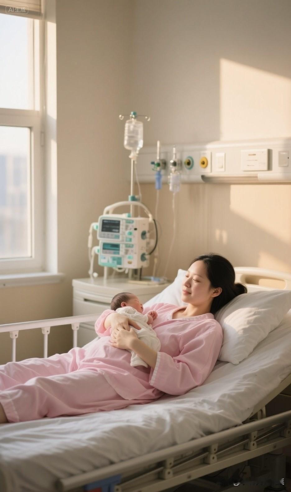 经历了顺转剖后才终于明白了当母亲的不易从突然的见红到经历了一天的宫缩的痛