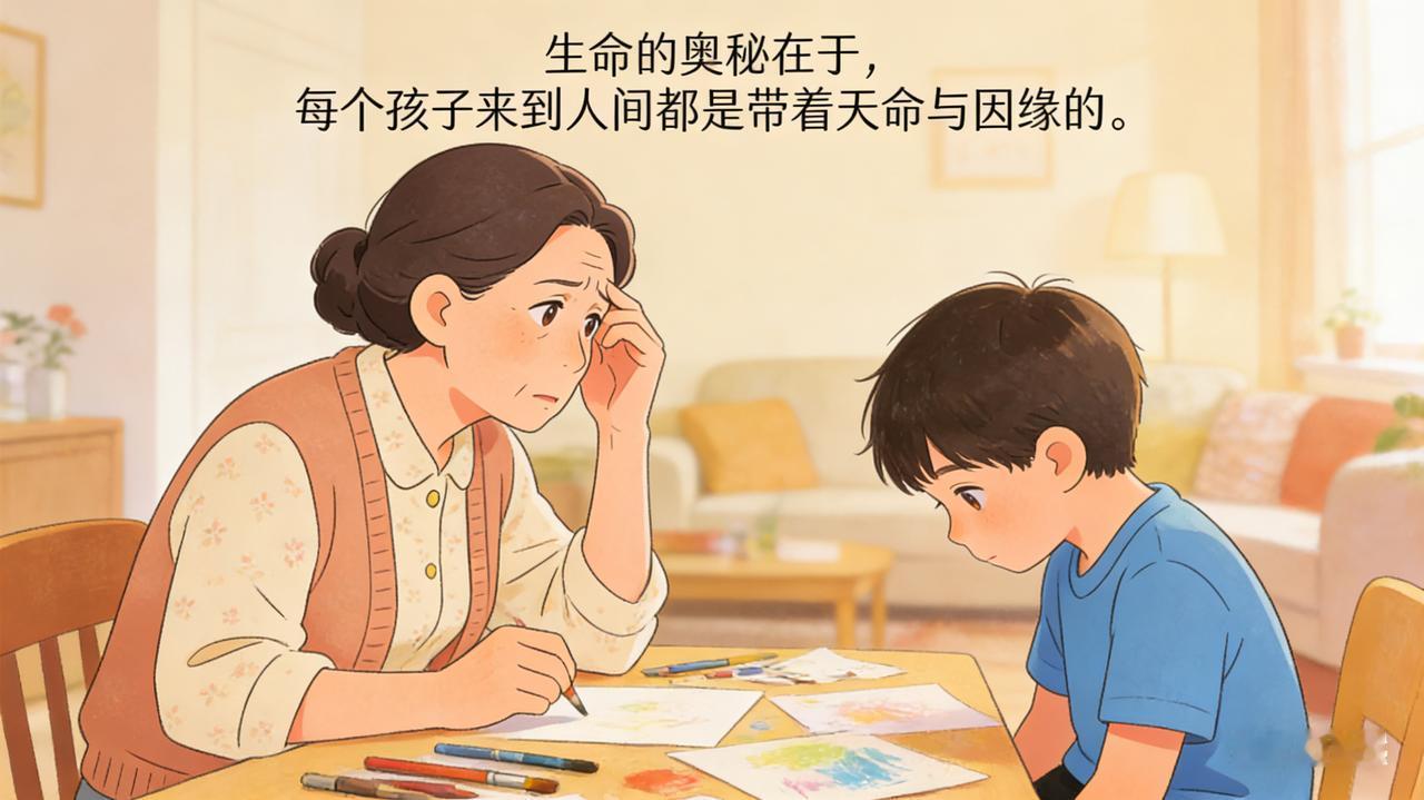 曾仕强教授说：“生命的奥秘在于，每个孩子来到人间都是带着天命与因缘的。父母总