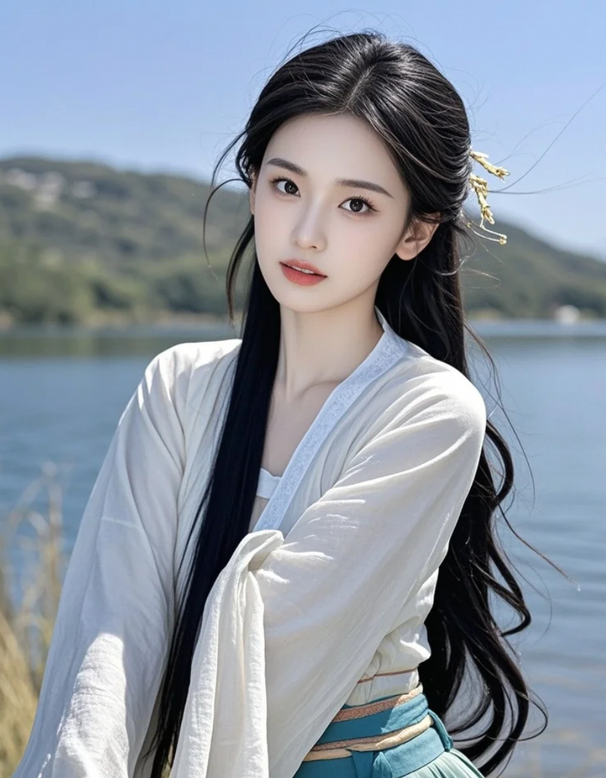 古风装扮配上湖光山色，这样的美你能拒绝吗？