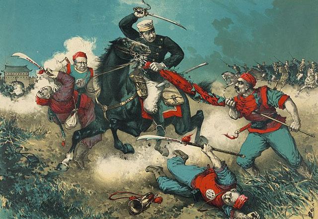 庚子国变的时候，清军的武器装备其实不差，甚至略占上风。联军攻占天津只花了两天的