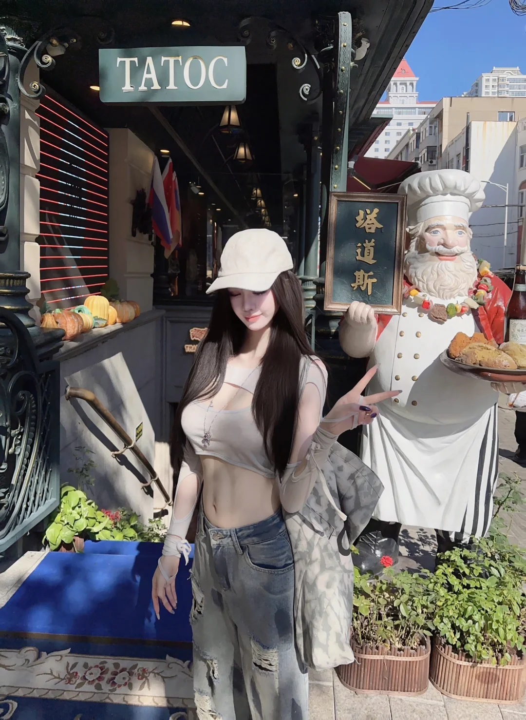 工作之余逛逛中央大街 尔滨还是太舒适了