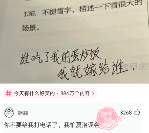 谁吃了我的蛋炒饭，我就嫁给谁