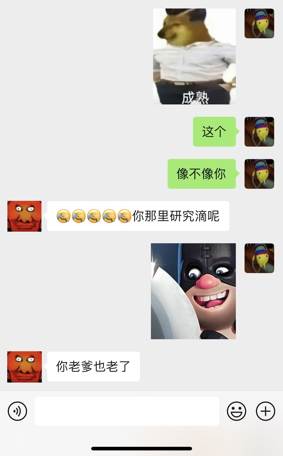 当家人第一次发表情包