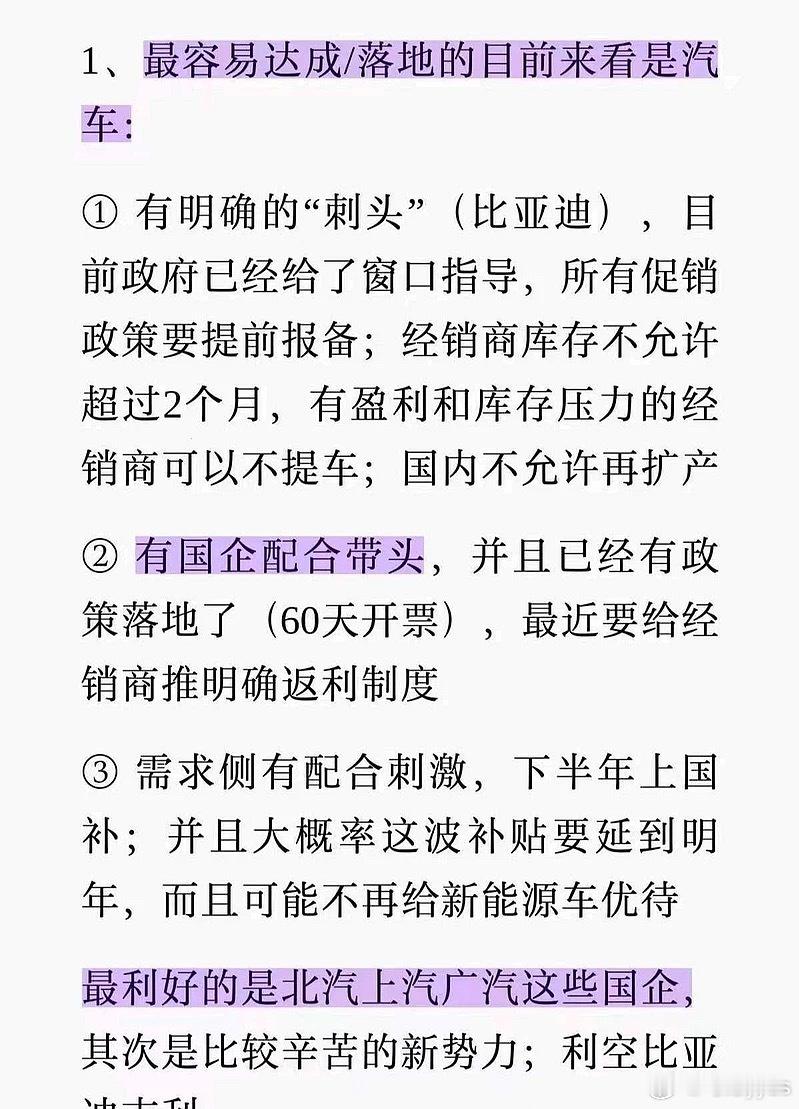 汽车反内卷​​​