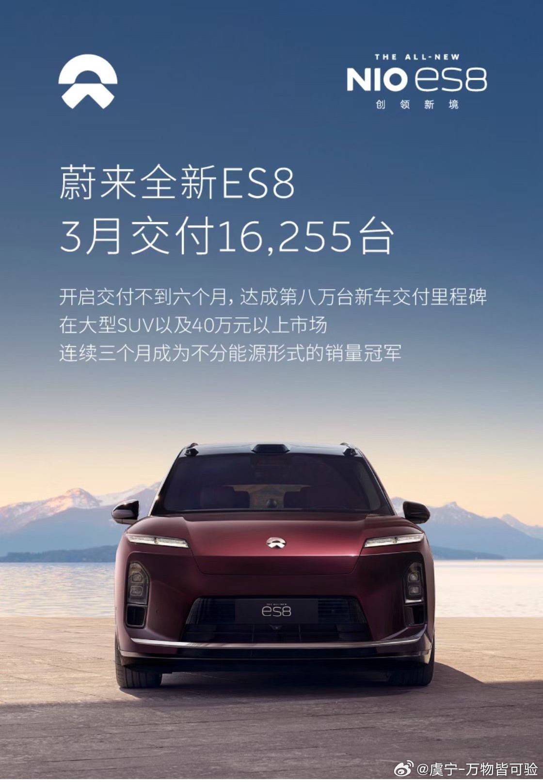 40万以上买大型SUV，到底选啥靠谱，有些粉丝会问我们，蔚来全新ES8到底值不值