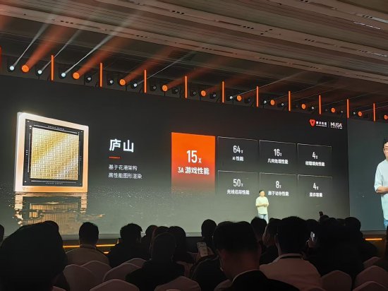 摩尔线程发布“庐山”GPU芯片, AI性能提升64倍