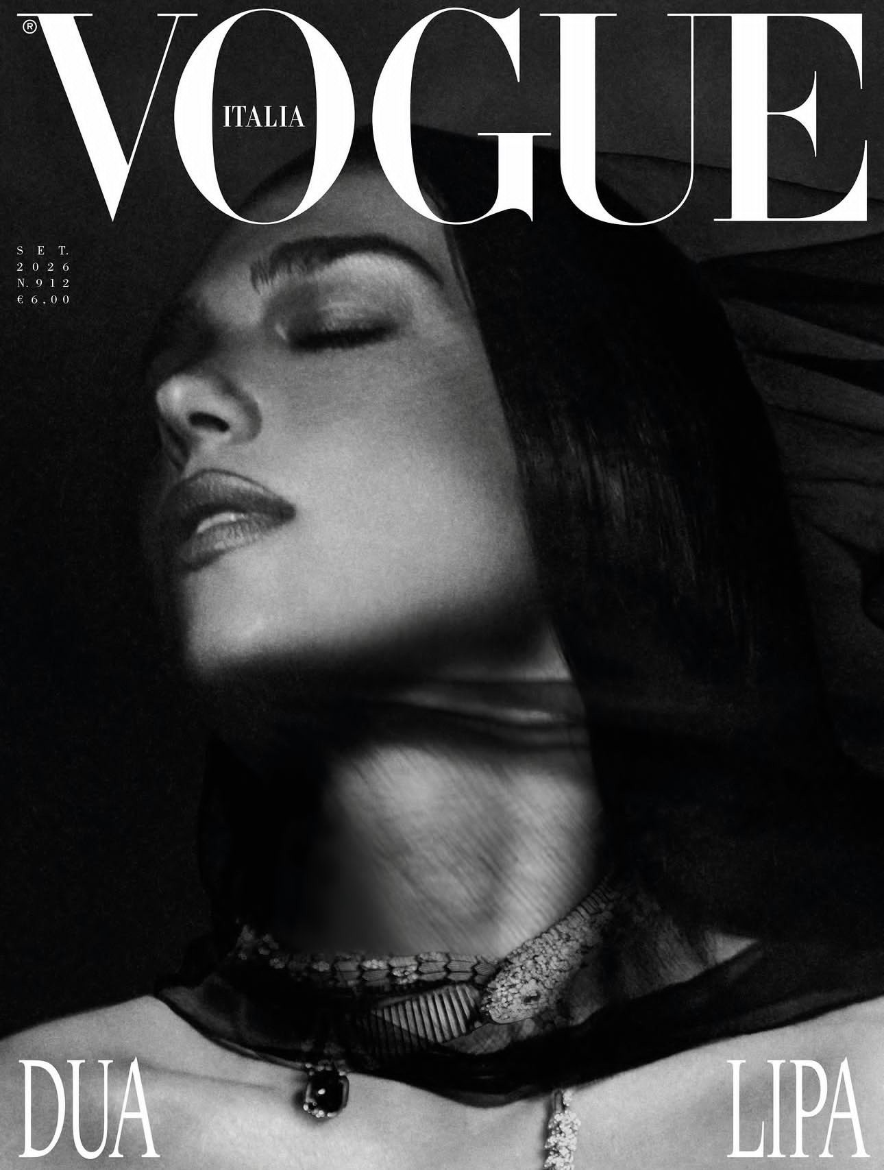 【视觉大赏】毒娃黎葩DuaLipa登上意大利版《Vogue》杂志！/DuaLi