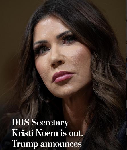 加州州长纽森今天发文说：“克里斯蒂·诺姆将作为美国历史上最无耻、最无能、最冷酷无