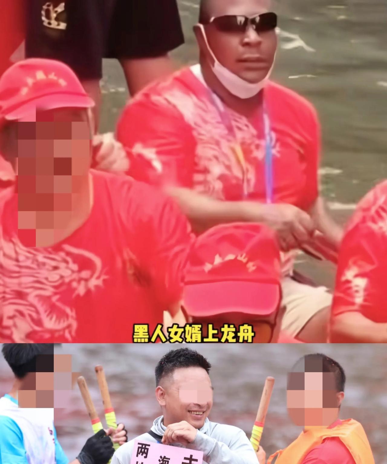广东猎德龙舟赛又火了原因很简单有两个“能人”，一个是洋女婿，另一个是招婚男，