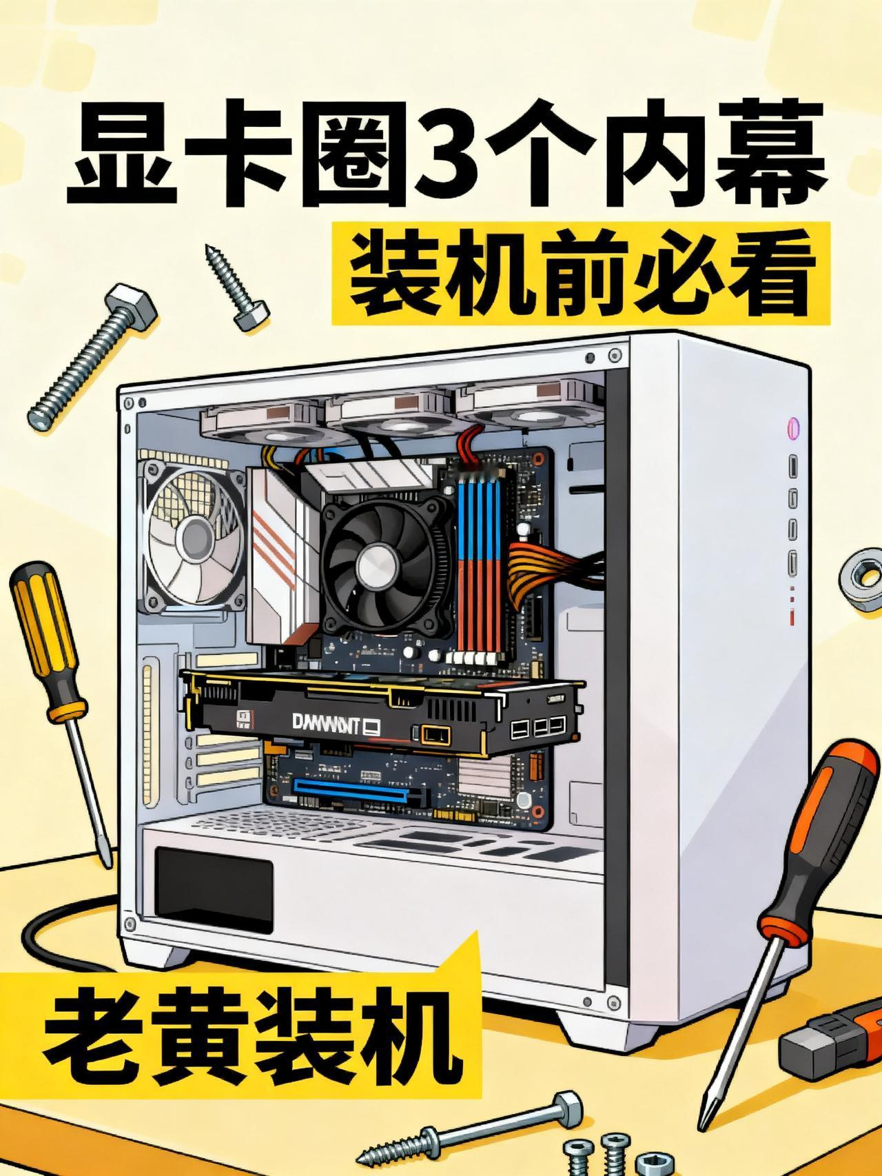 装机买卡必看！老黄爆3个内幕，看完至少省大几千藏在显卡圈没人敢明说的3个内幕，