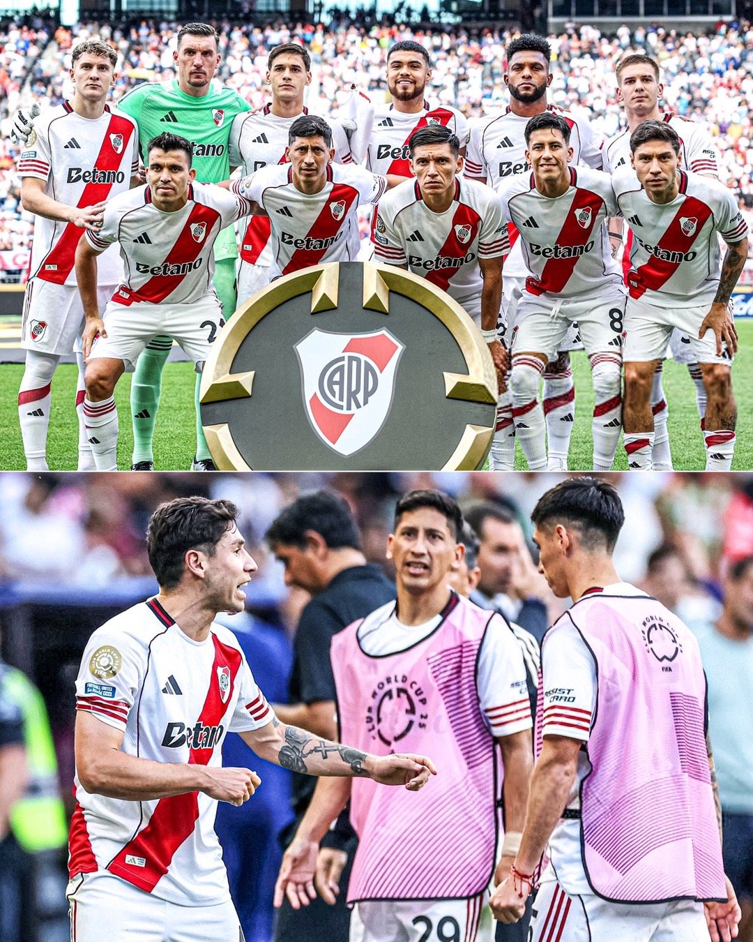 🚨Ole：🐔世俱杯0比2被淘汰后，没有河床球员在混合区接受采访。💰这很可