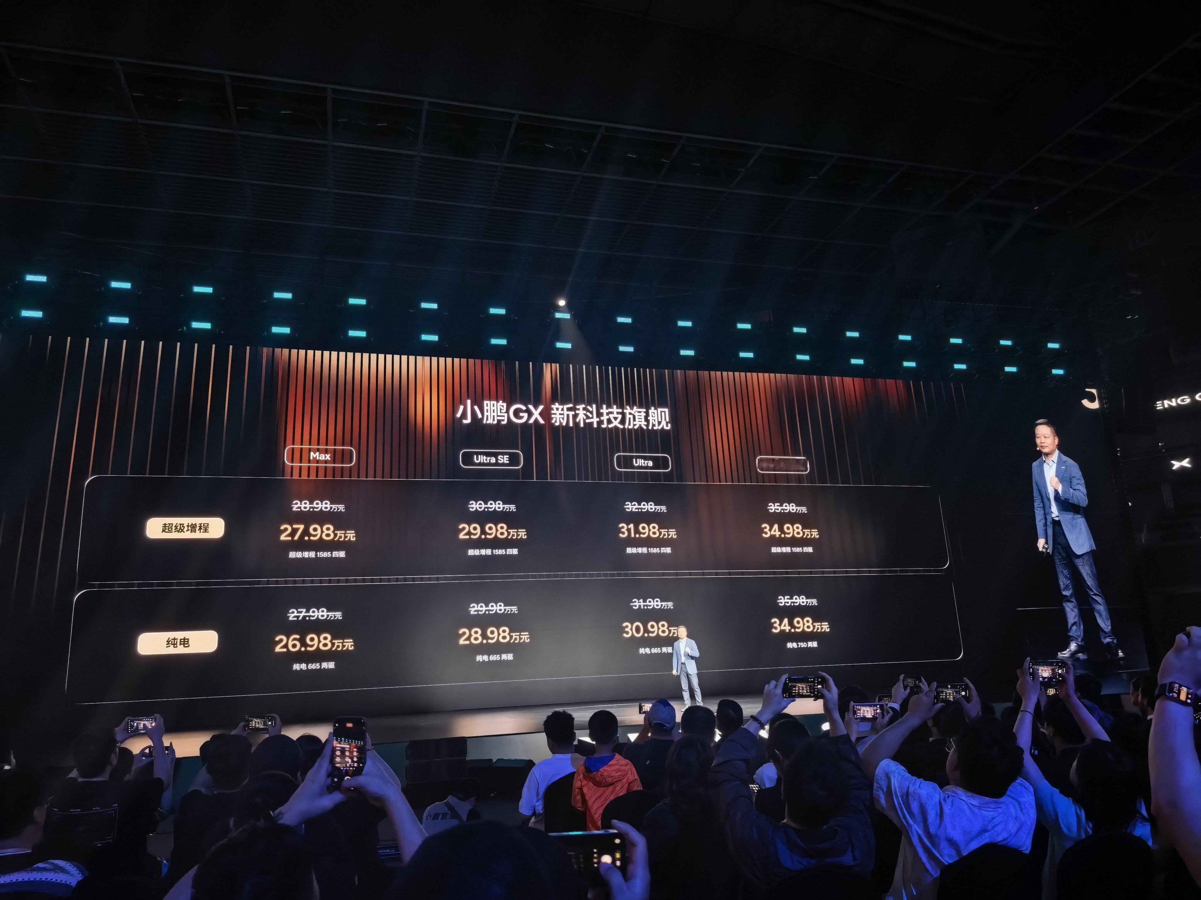 小鹏GX价格来了最便宜27，最贵也才35….小鹏gx