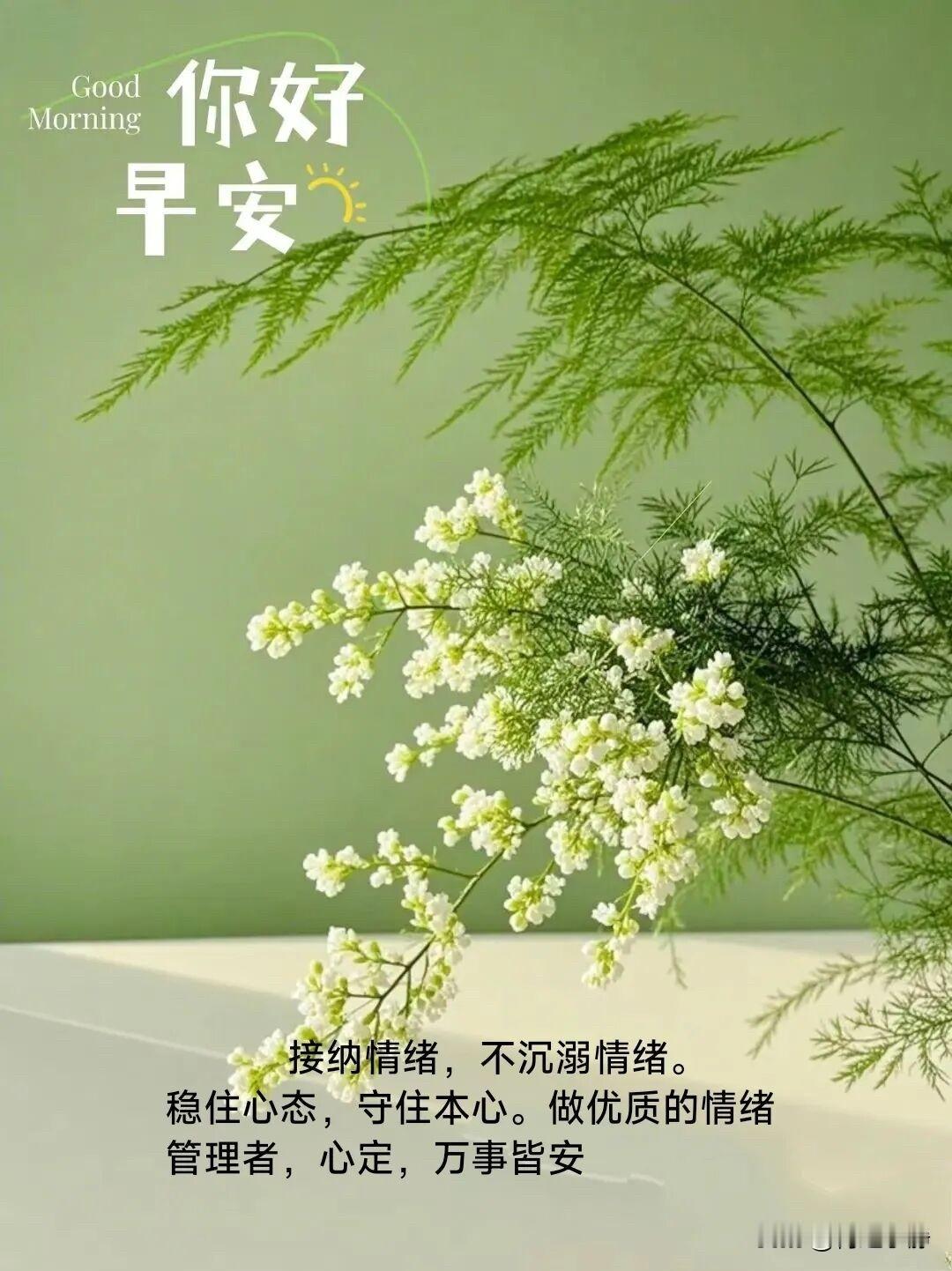 🍎²⁰²⁶/₀₄.₃₀周四早安☀️🍃春风和煦，岁月安然🍃周四清晨，清风