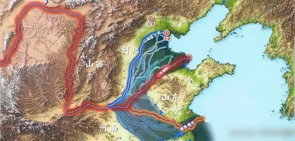 王铎：看图：这是黄河对于山东的巨大影响。
