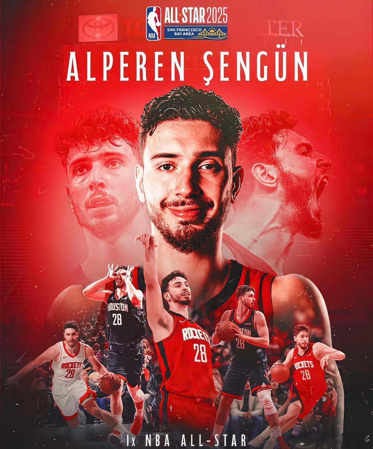 火箭自己选的全明星啊！西部全明星替补稳了！恭喜申京，再次入选全明星申京全明星最终