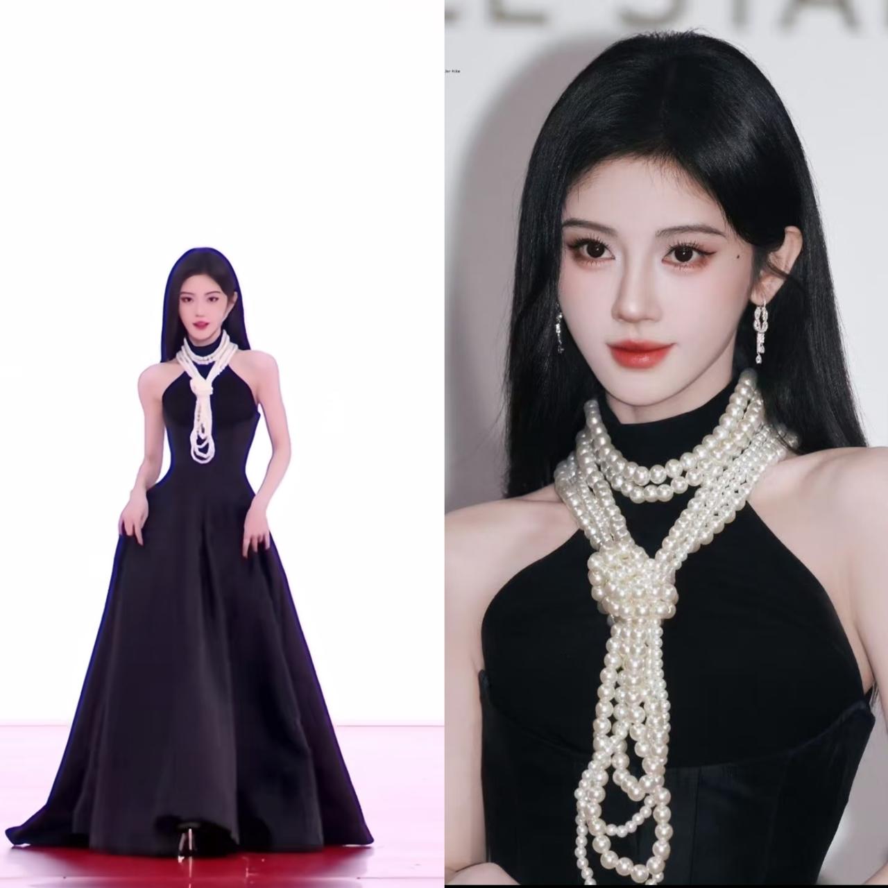 我问卖珠宝的闺蜜:“鞠婧祎的项链打结，这是新设计吗？”“哪有！”闺蜜看都不看