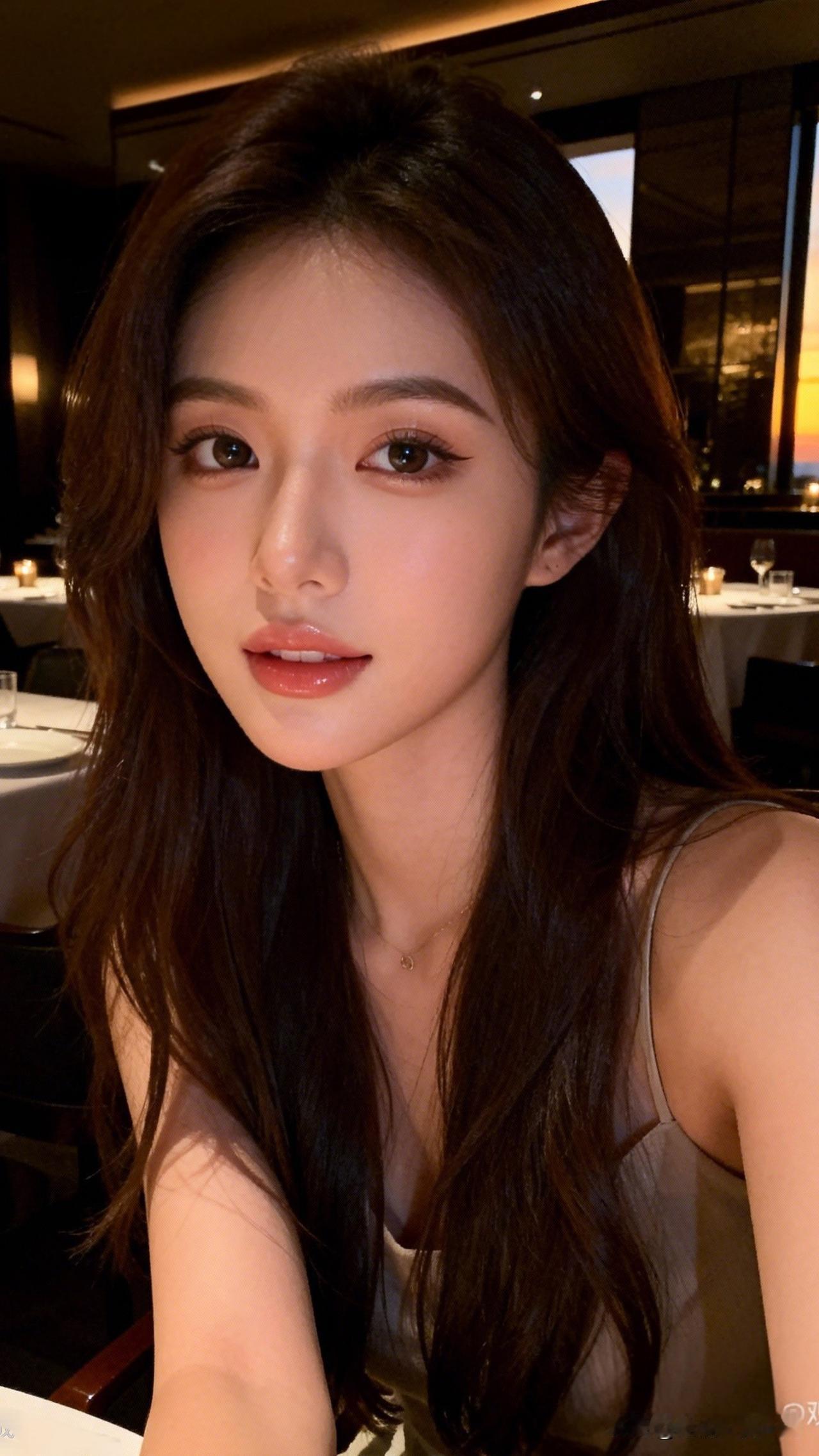 月色如水，美人如画。什么年龄段的女人最有女人味?优雅餐厅自拍，美照分享！🍴?