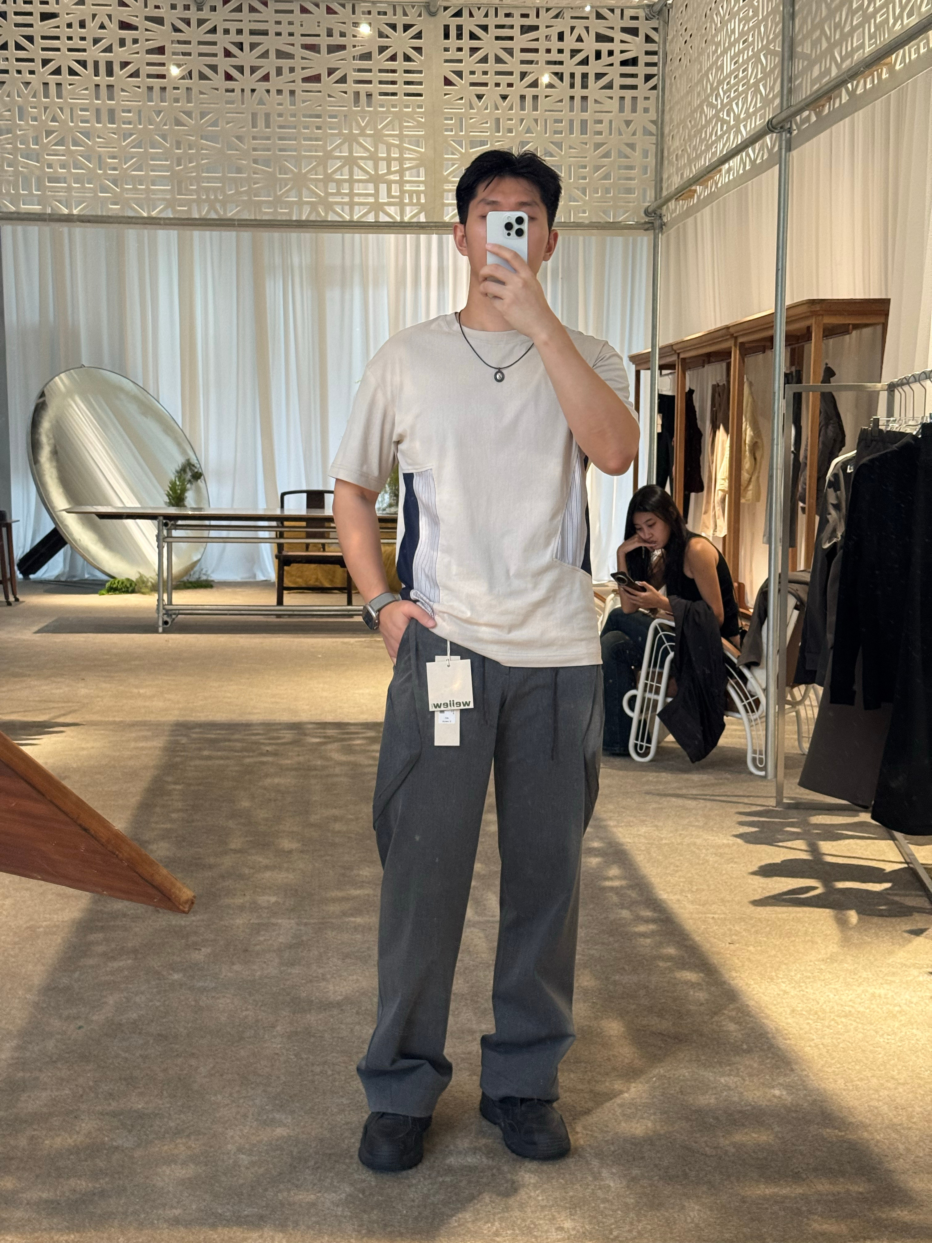据说是周一围主理的服装品牌大家看我穿上有那味了吗[doge]​​​