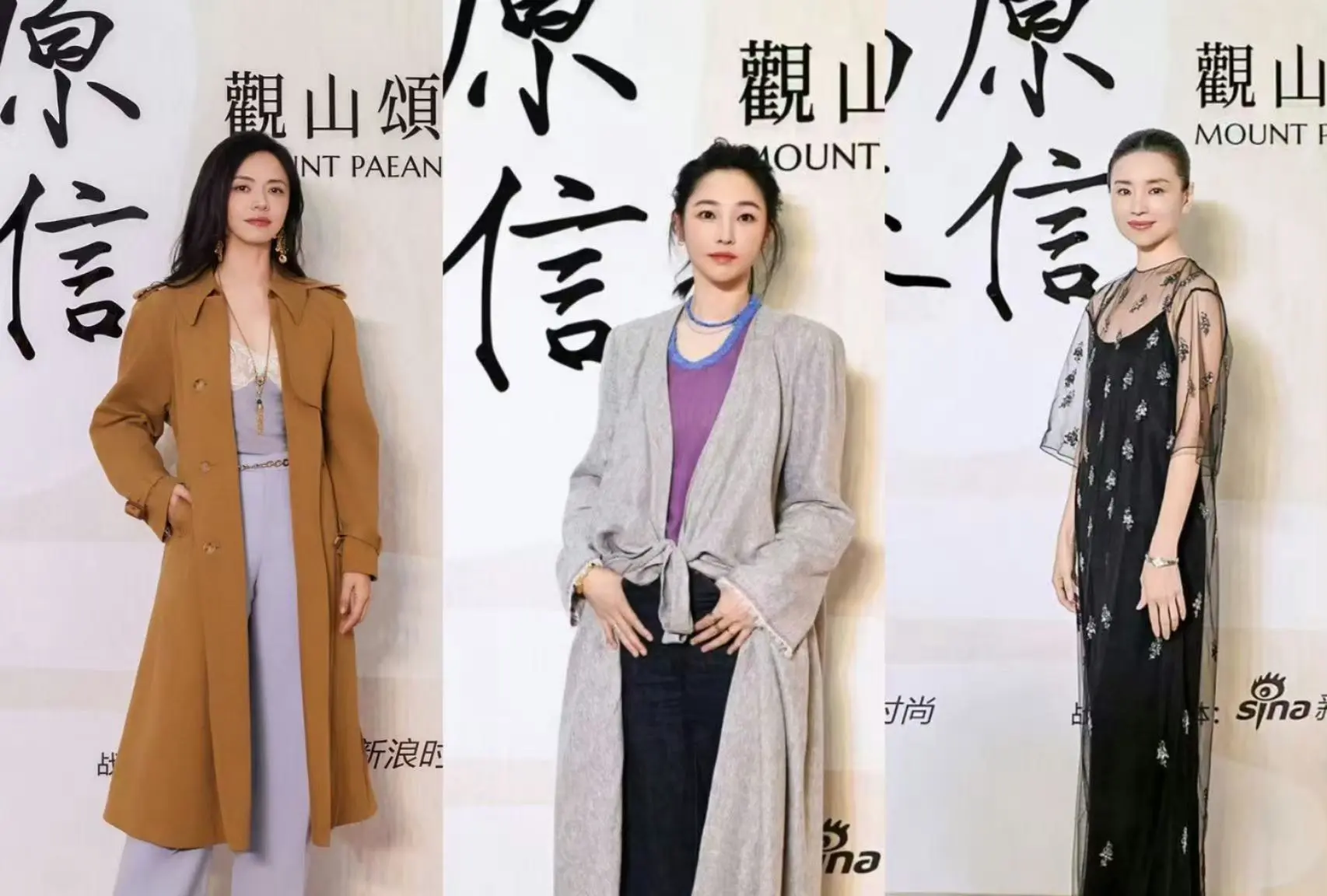 姚晨白百何董洁内娱中年女明星状态公开