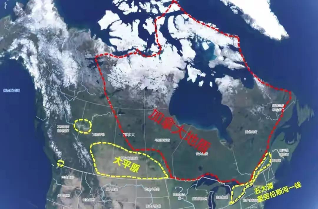 面积比中国还大的加拿大，土地质量整体很差，人口只有4千万，与福建省或辽宁省相当，