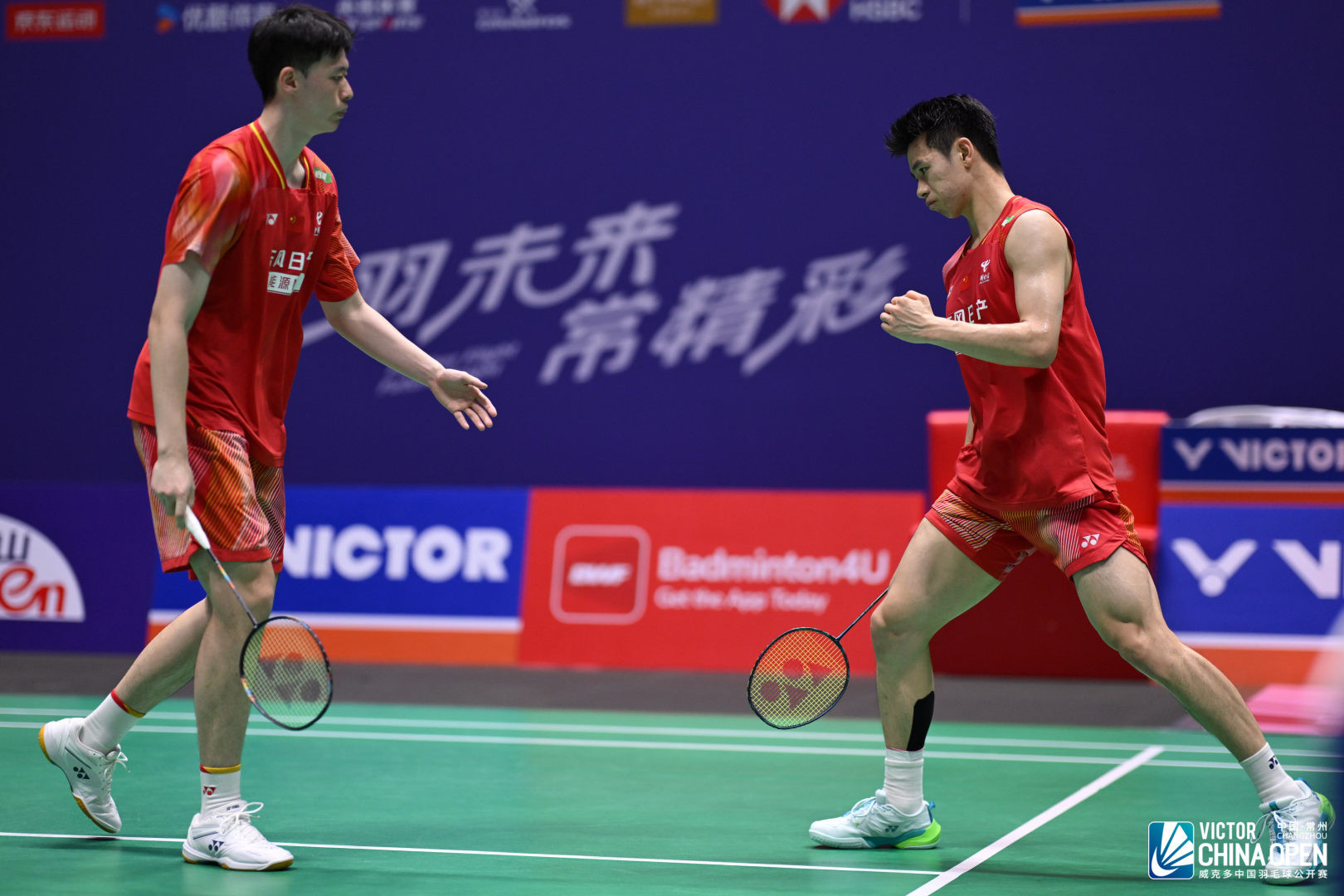 陈柏阳/刘毅📷cr：赛事组委会威克多中国羽毛球公开赛中国羽毛球队