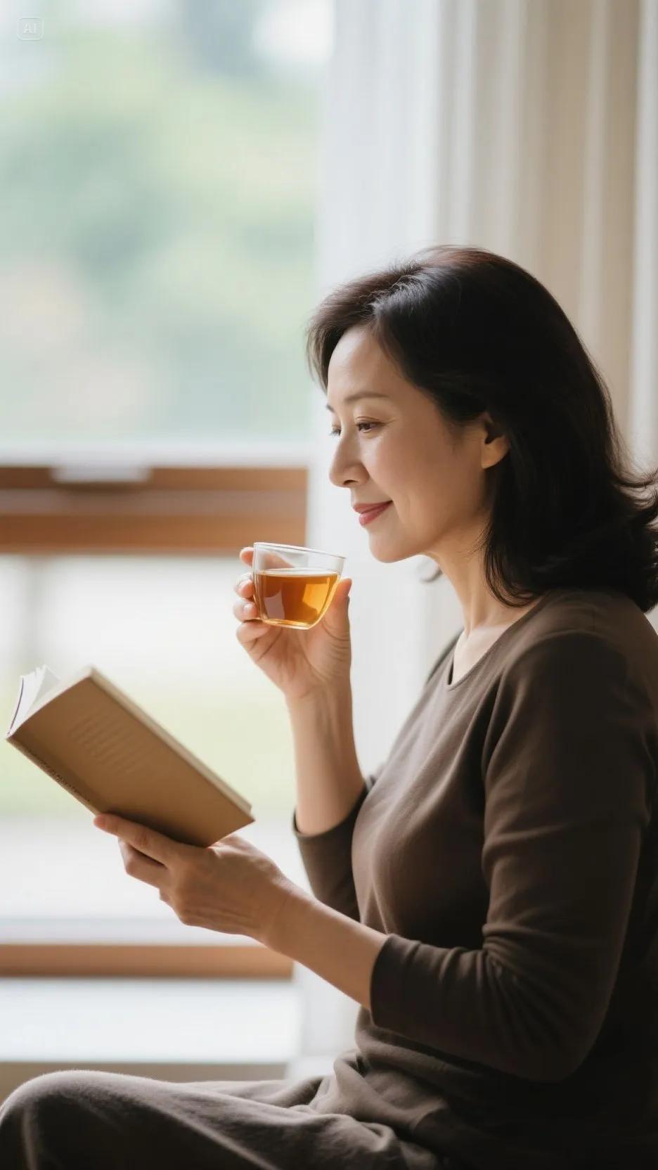 今年53了，大姨妈正常，更年期正常，黑头发正常，这些都要归功于他。我和大家一样