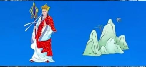 〔看图猜地名〕图中画面真的美；谐音猜个地名来；画面有个唐三藏；还有冰山立