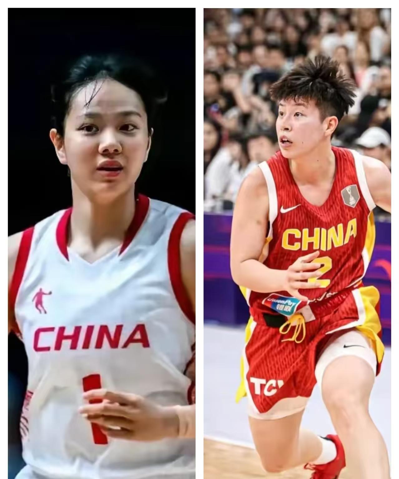 第二场热身赛，田媛媛和李缘数据对比！田媛媛，全场6投3中，贡献11分4篮板0助