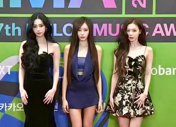 宁艺卓不出席红白歌会那就恭喜aespa成为完颜团了