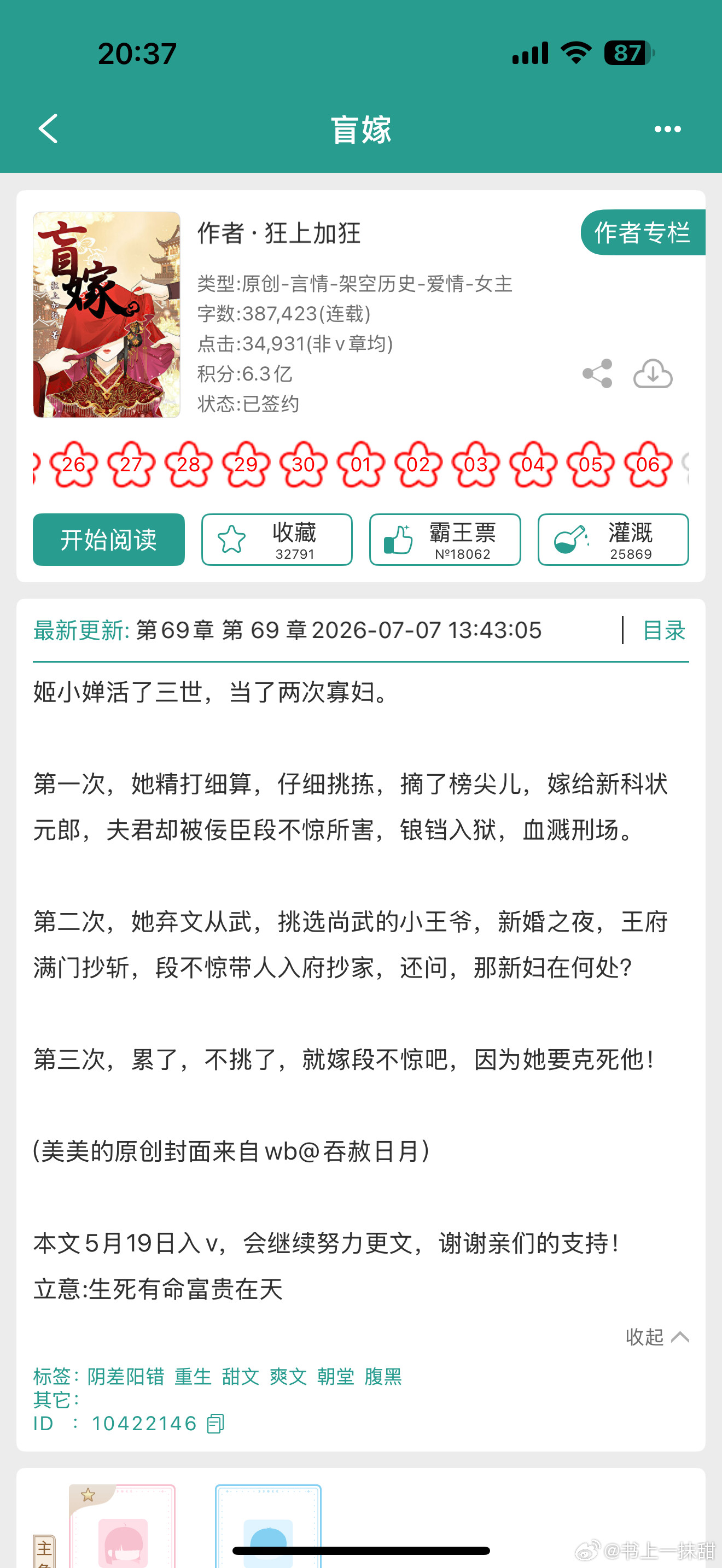 今晚看狂上加狂的新文！！！高中就在看的作者现在还在写文给我看