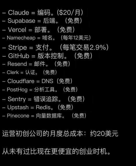 一人公司时代来临：20美元打造全栈商业帝国，AI与SaaS重写创业规则