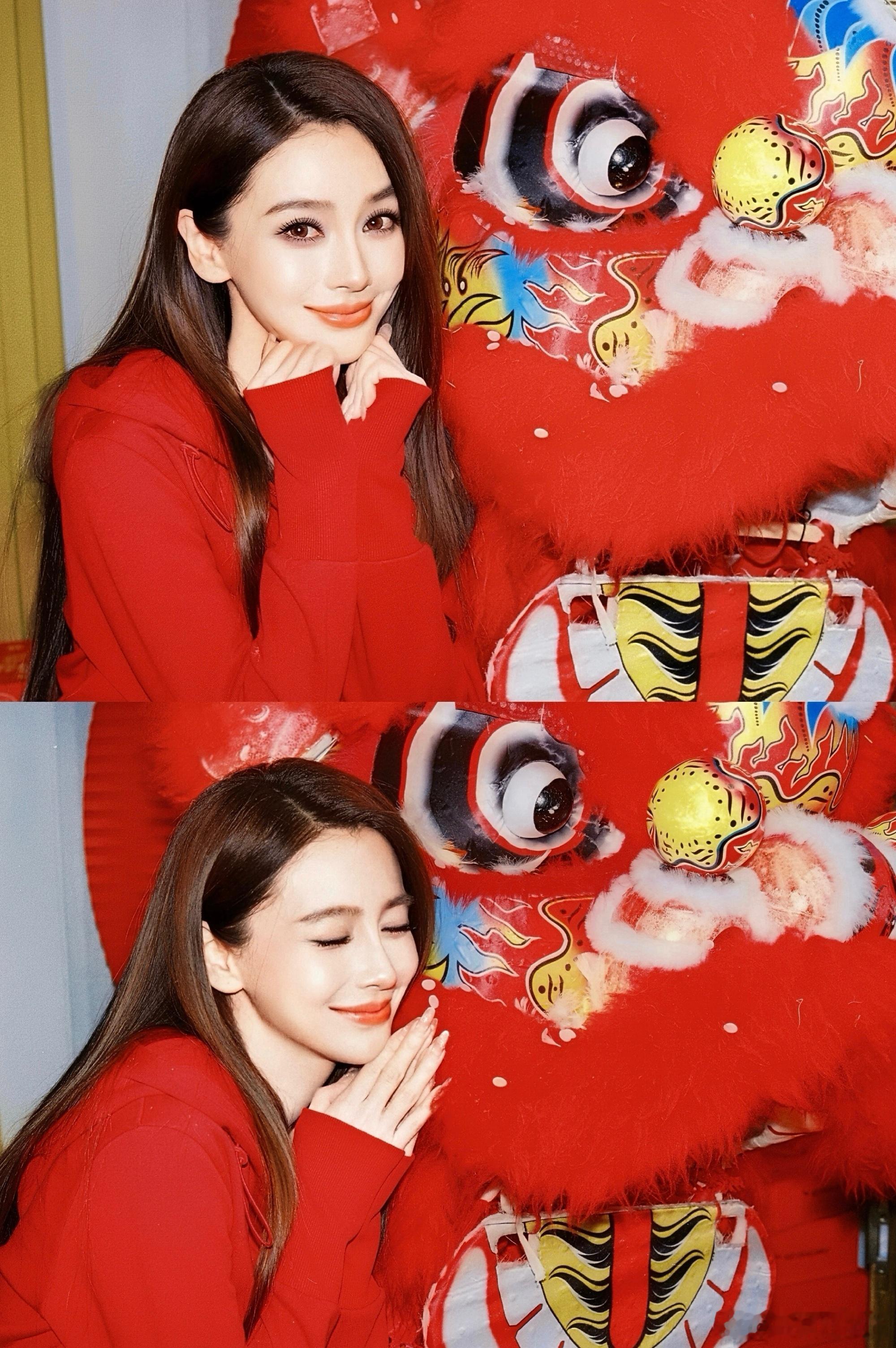 Angelababy新年营业！这组图美得好明媚，超适合做头像耶