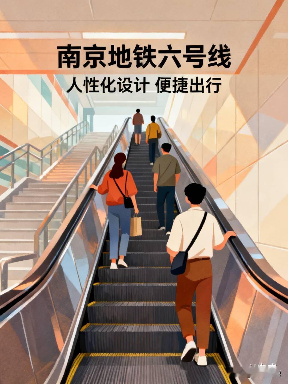 最近坐了两趟刚通不久的南京地铁6号线，第一感受就是太懂普通人的出行痛点了。之前