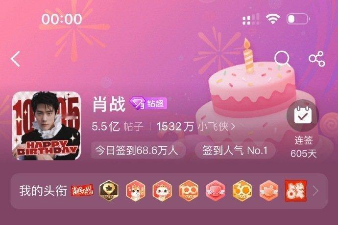 肖战生日的数据肖战出现即吸粉肖战生日的数据，肖战出现即吸粉，三条生日相关博文点赞