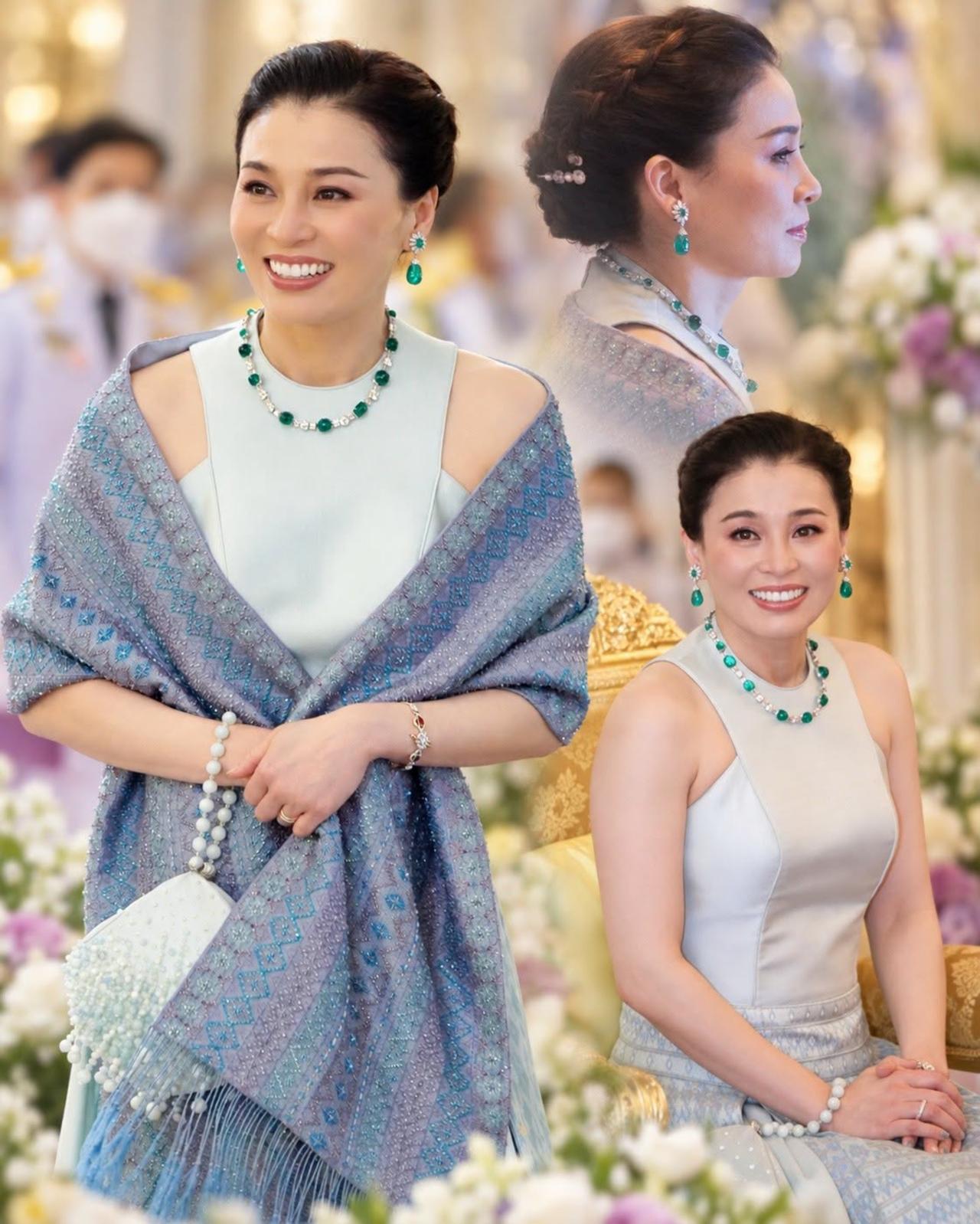 苏提达拥有绝美容颜，长了一张人间富贵花脸2022年，泰国王后苏提达出席一场重要