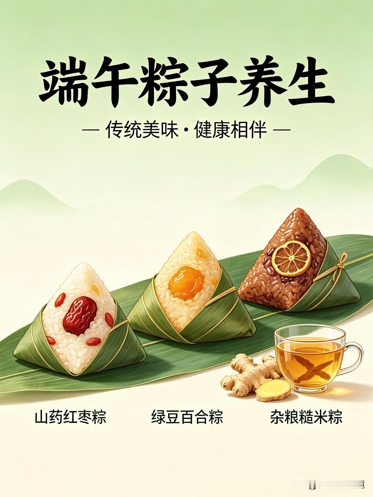 姐妹们，端午吃粽子别乱吃，中老年养生吃法记牢端午家家户户都要吃粽子，软糯香