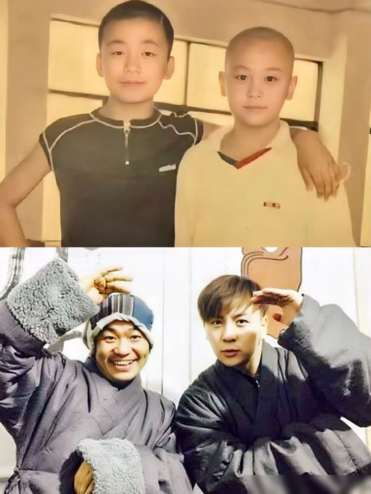 你绝对想不到，王宝强见了释小龙，得恭恭敬敬喊一声“师叔”。1990年，两岁的