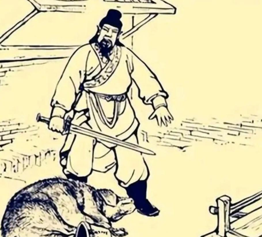 明朝皇帝都姓朱，老百姓要杀猪正好犯了“杀朱”的名讳，后来机灵的朱元璋改了一字，巧