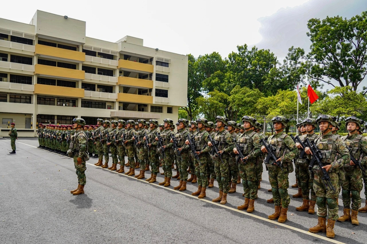 中新“合作-2025”陆军联合训练开始仪式（南部战区）烽火问鼎计划