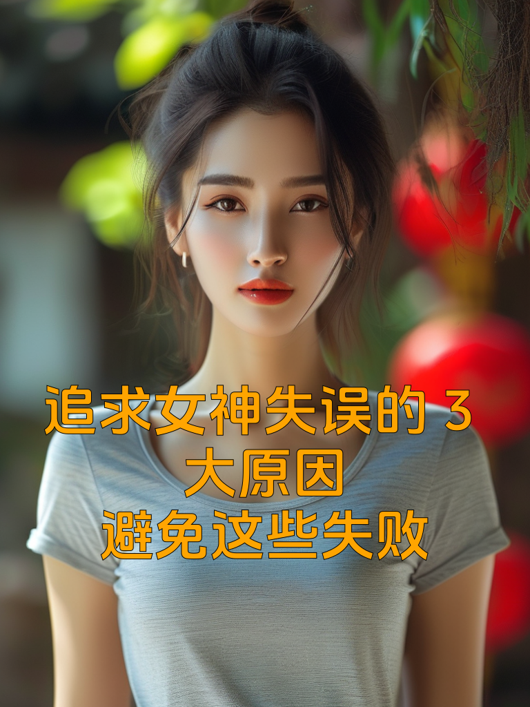 追求女神失误的3大原因，避免这些失败