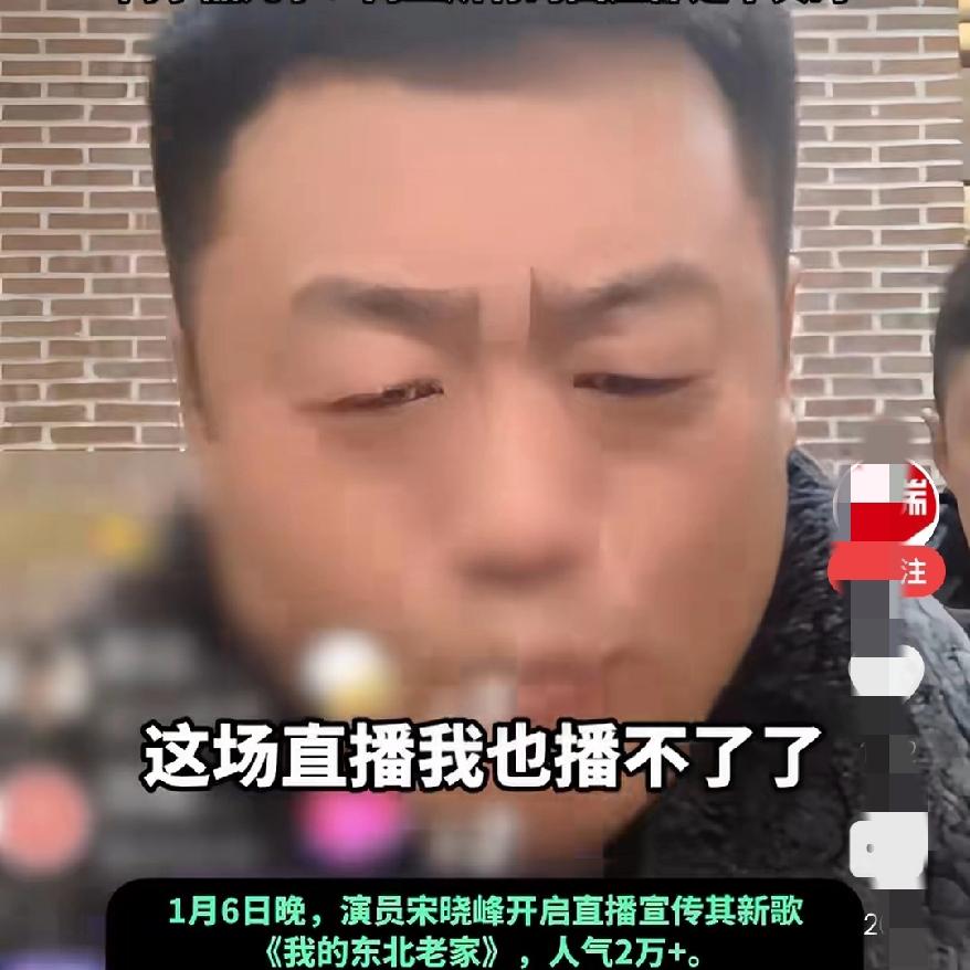 宋晓峰直播被‘酸黄瓜’刷屏下播！艺人的口无遮拦，不该让朋友来买单，估计他很无