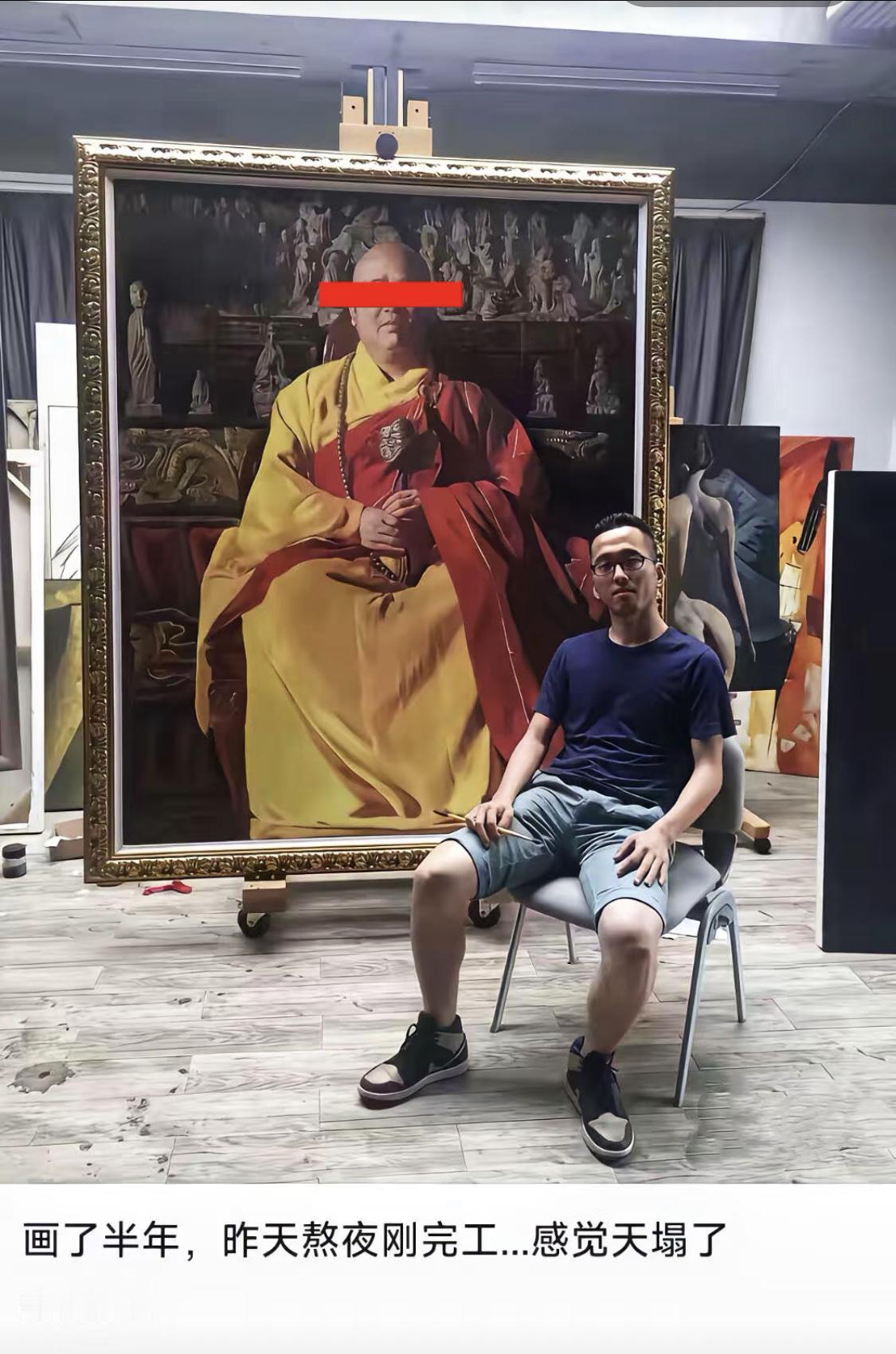 画了半年的画作刚完工，画家就觉得天塌了……网友提供思路，让画作重新获得新生。