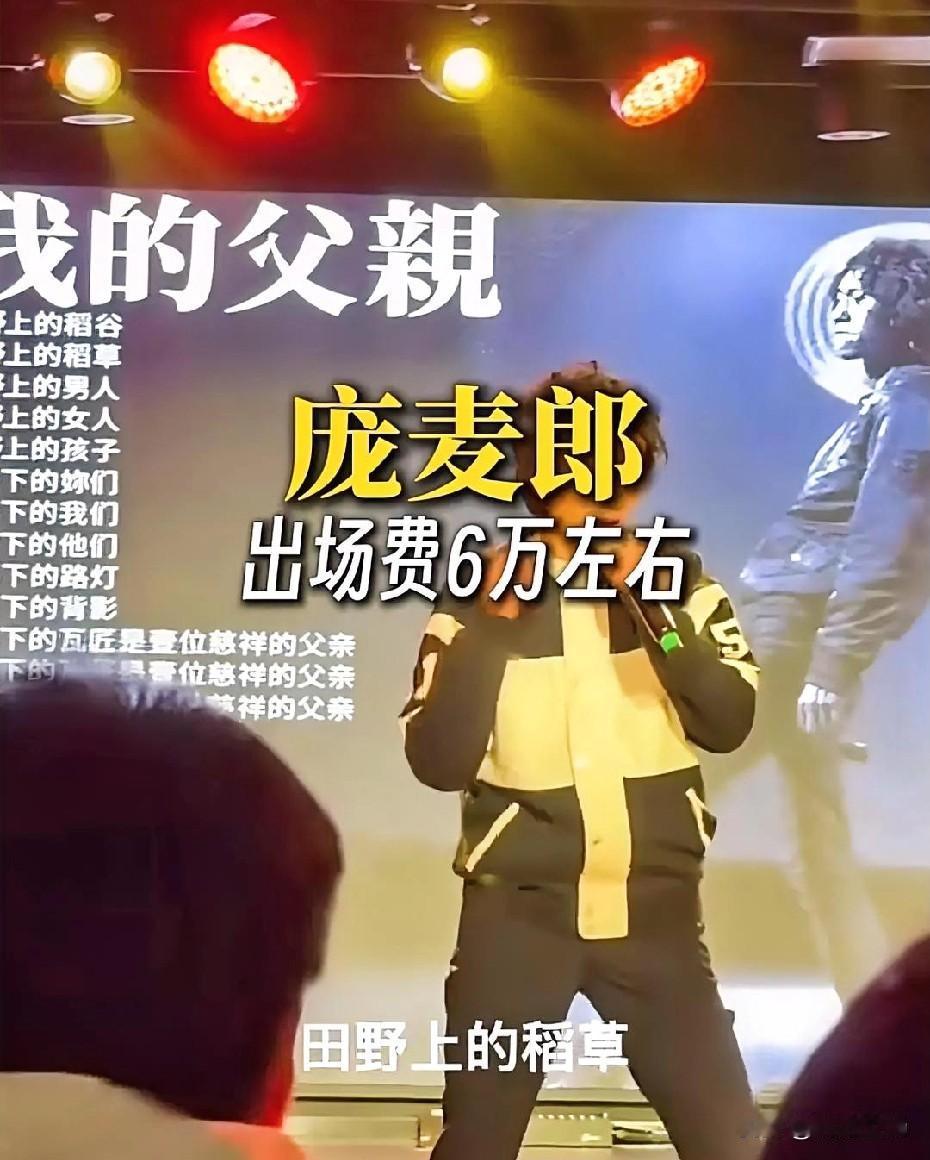 国际巨星庞麦郎开演唱会到底能赚多少？目前来说他出场费是6万，扣掉各种费用与中介成