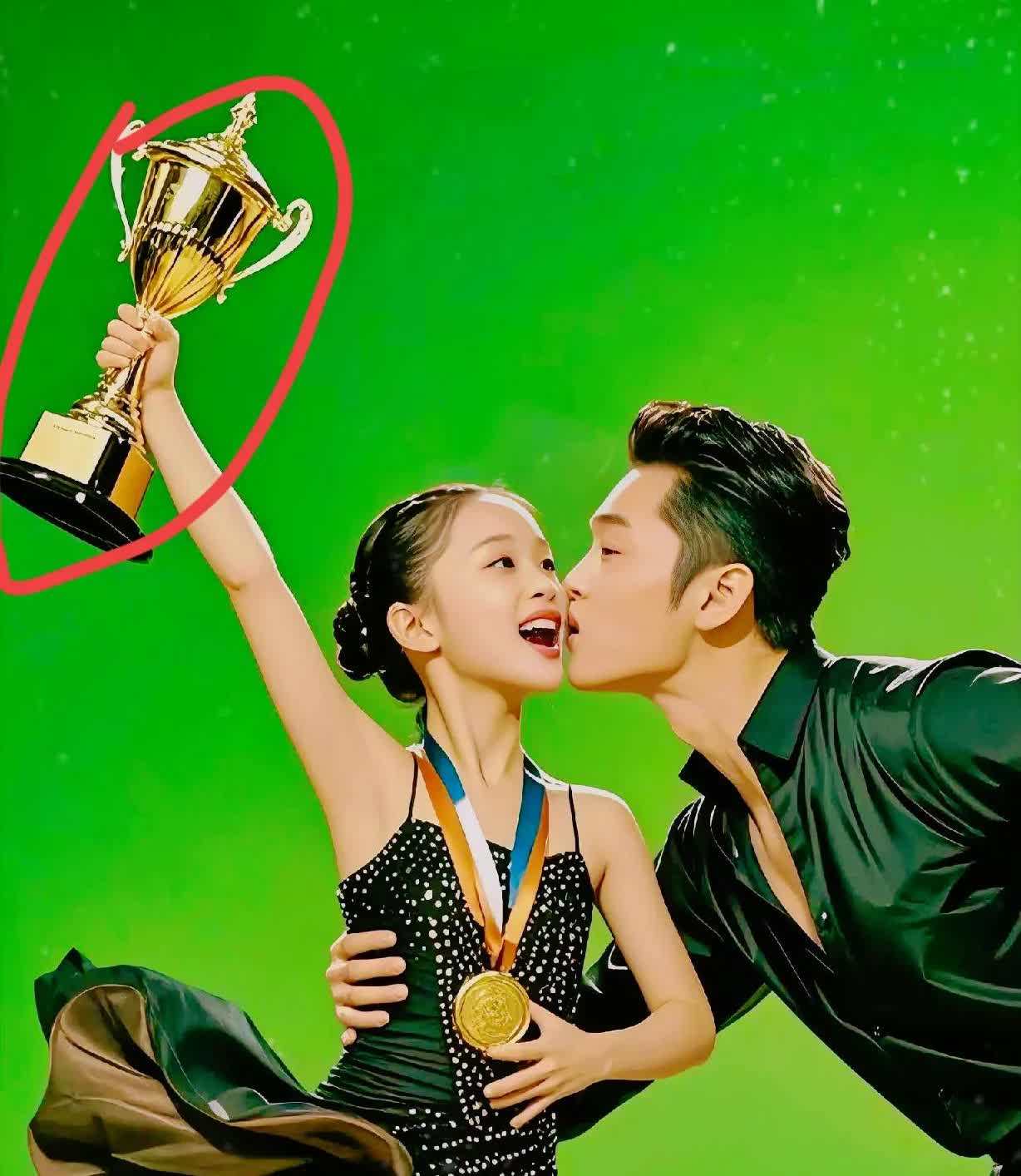 摄影师也太会抓拍了吧孙俪女儿小花获奖的画面，美得让
