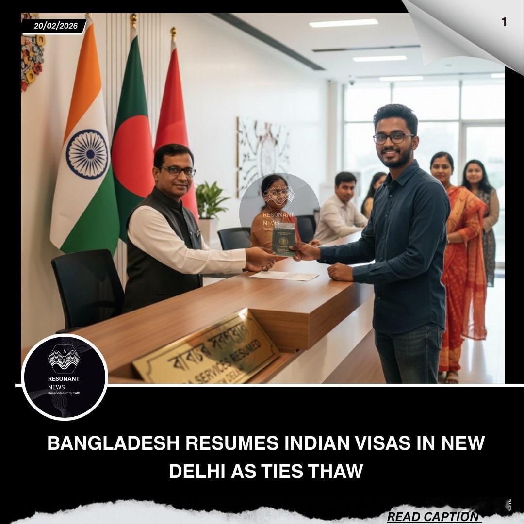 孟加拉国已于2026年2月20日正式恢复在驻新德里高级公署向印度公民发放全类
