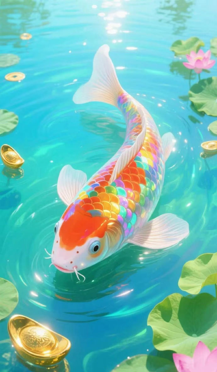 锦鲤开运，财聚八方，万事大吉🍊🍊🌈🌈🎉🎉运势