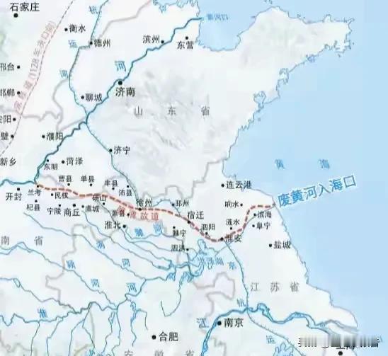 将黄河改道,到黄海去增加陆地面积?有人提出,按照黄河每年数亿吨