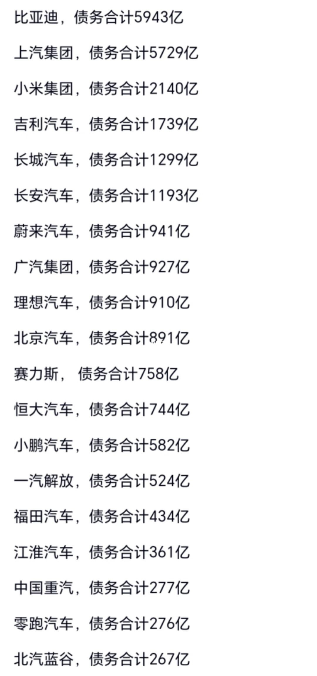 谁会是汽车界的恒大呢？