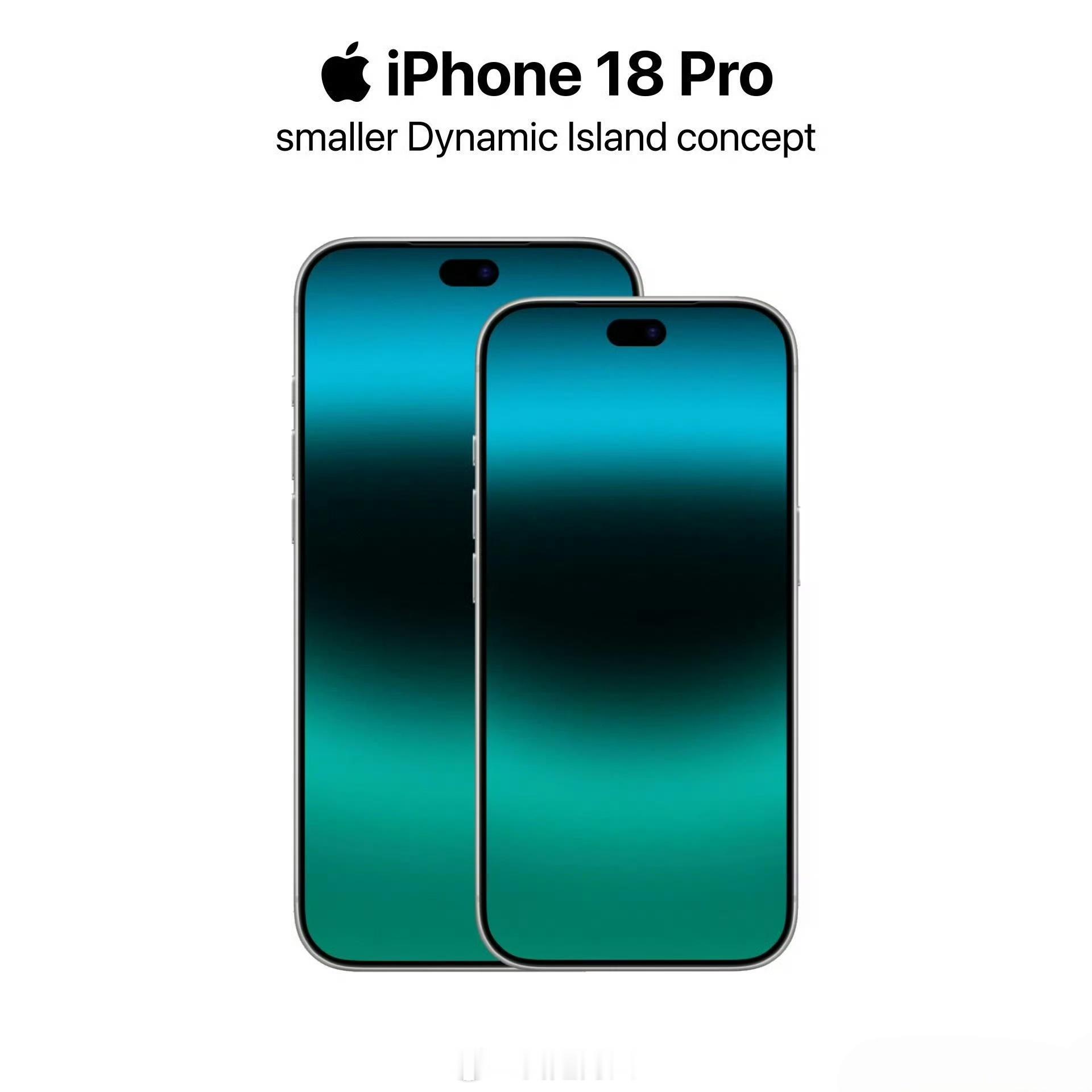 iPhone18Pro绝对是这样的缩小药丸挖孔，左上角挖孔绝对不可能。