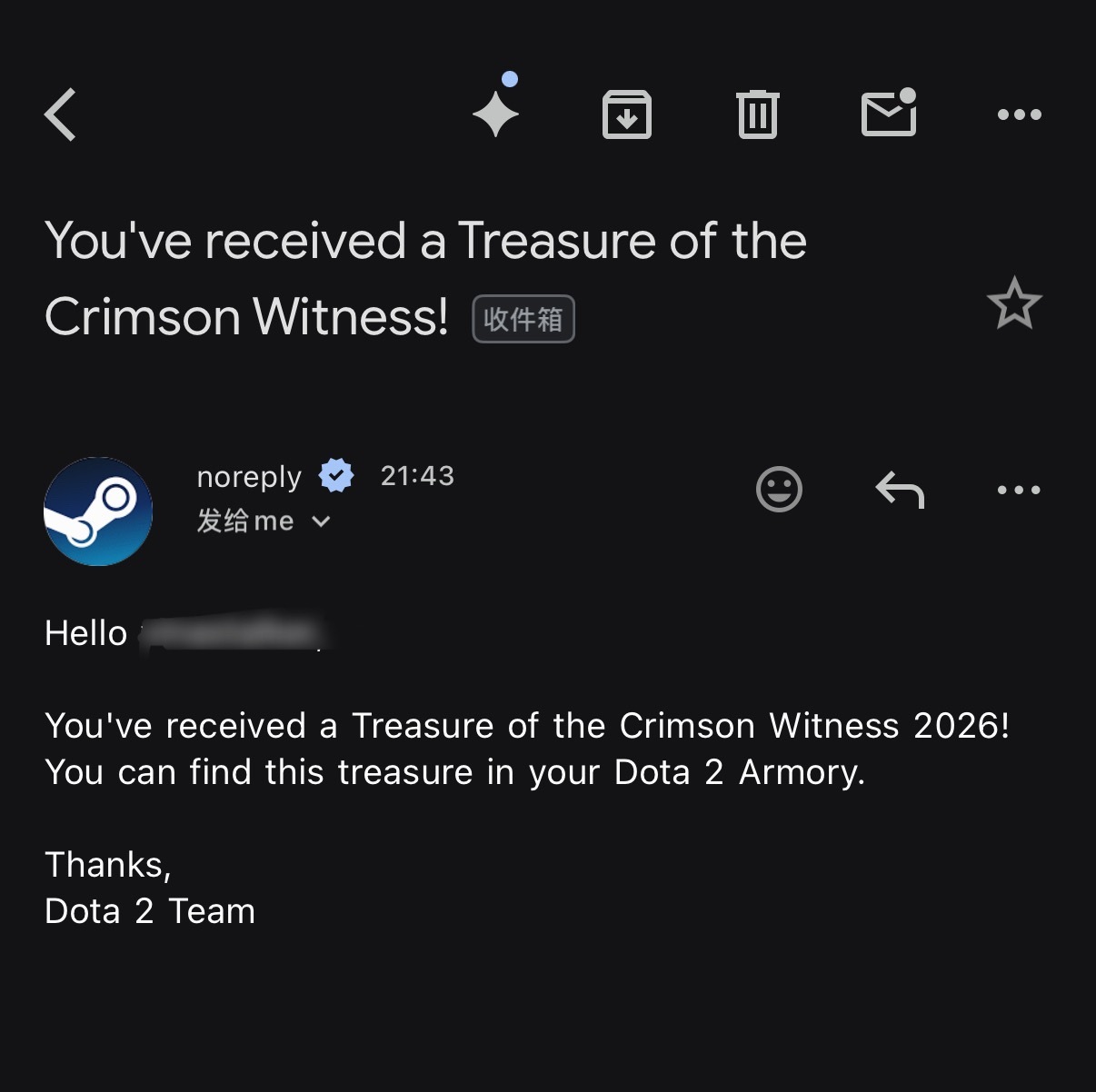 一次出了2个猩红ti15dota2DOTA2